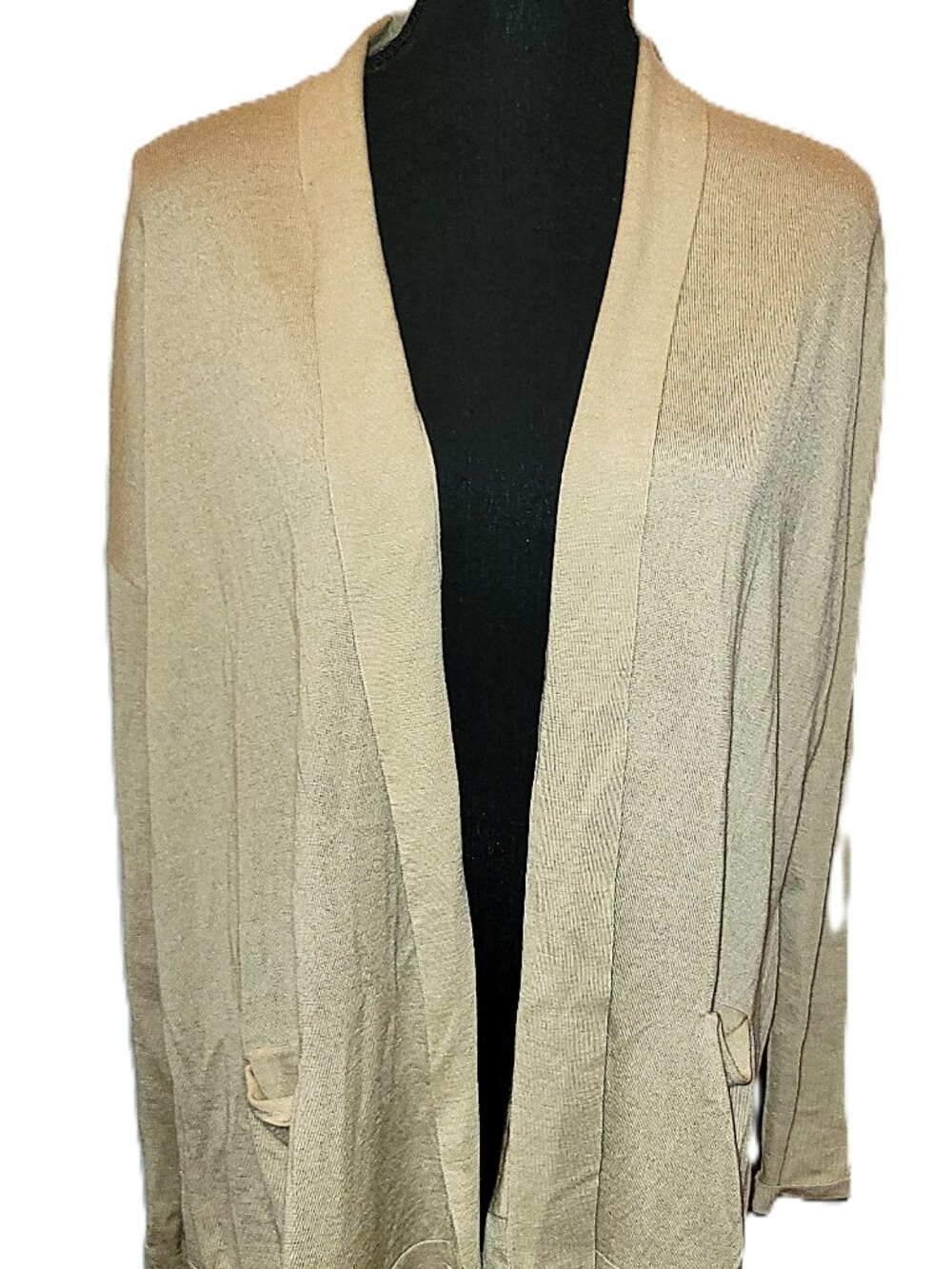 Wolford Tan Wool/Silk Open Cardigan - S